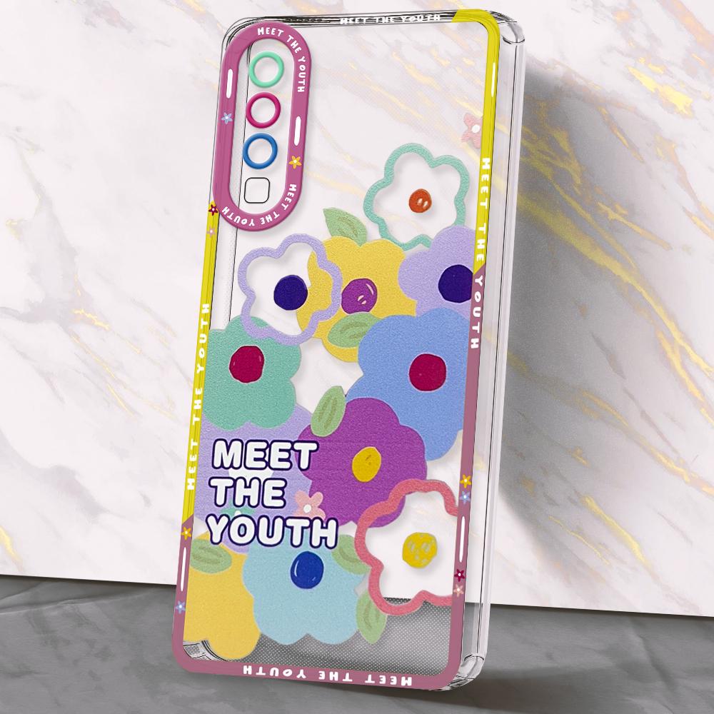 Прозрачный защитный чехол AngelEyes для Samsung Galaxy A50 A505 Meet The Youth (30089)