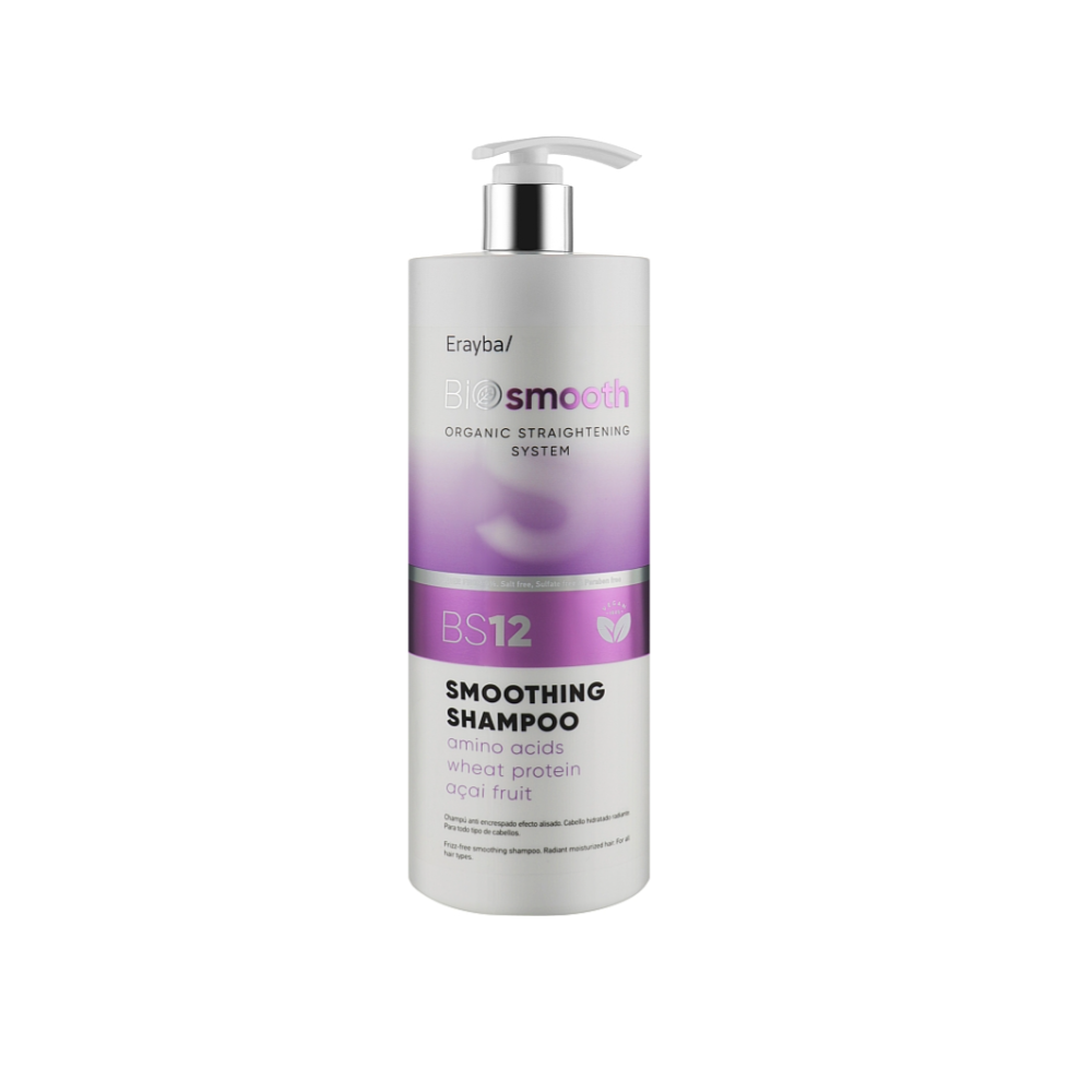Шампунь для випрямлення волосся Erayba Bio Smooth Smoothing Shampoo BS12 1000 мл