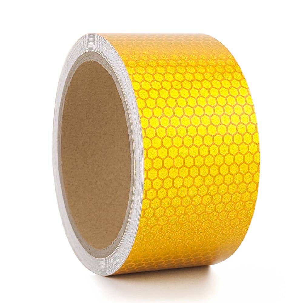 Светоотражающая лента клейкая HF Honeycomb 5 см х 5 м Желтый (488497479 )