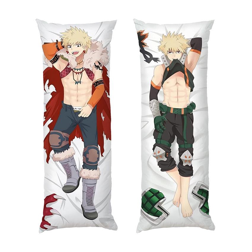 Подушка дакимакура Bakugo Art Anime My hero academia габардин 140х45 см (112418-2)