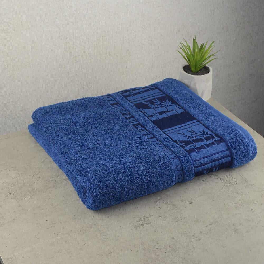 Махровое полотенце для сауны GM Textile BambooN 70х140 см Синий