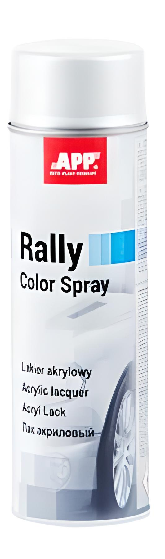 Фарба аерозольна App Rally Color Spray 600 мл White (485505)