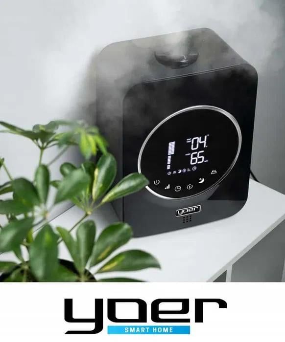 Увлажнитель ультразвуковой Yoer Aqualio 40 Вт Черный (800106175_olxNM) - фото 2