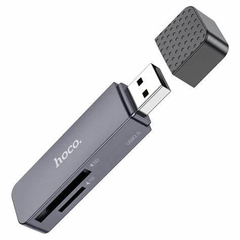 Картридер Hoco HB45 №4 Spirit 2в1 USB3.0/USB2.0 (00000011765) - фото 3