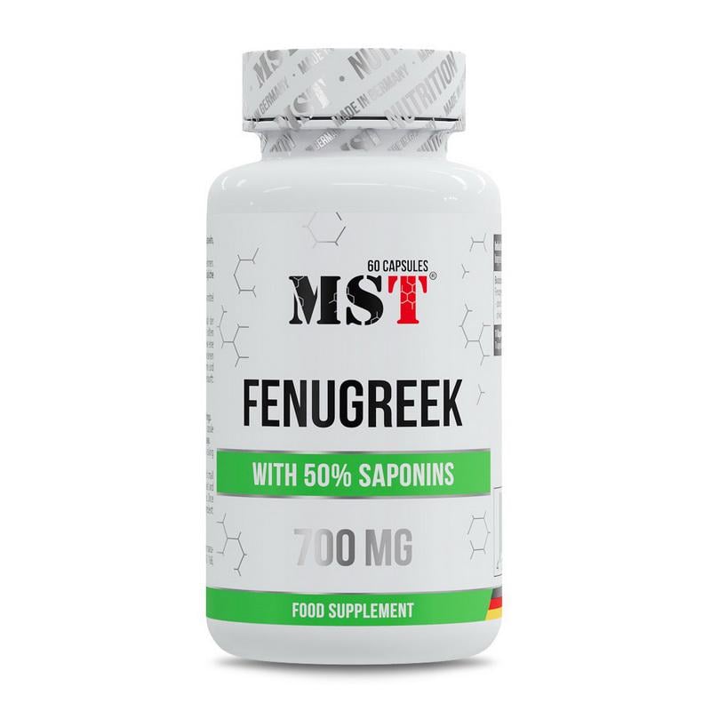 Экстракт пажитника MST Fenugreek 700 mg из 50% сапонинов 60 капс.