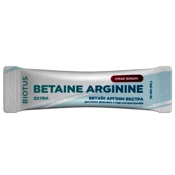 Комплекс для профилактики печени Biotus Betaine Arginine Extra 10х10 мл Cherry (000027288)