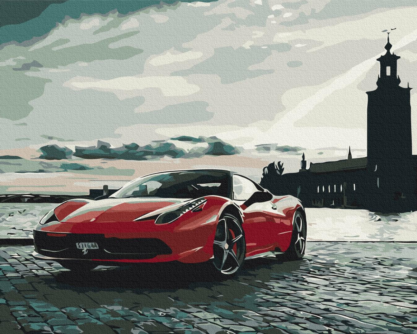 Картина по номерам Brushme Багровая скорость 48x60 см (BS52181L) Картина по номерам Brushme Багровая скорость 48x60 см (BS52181L)