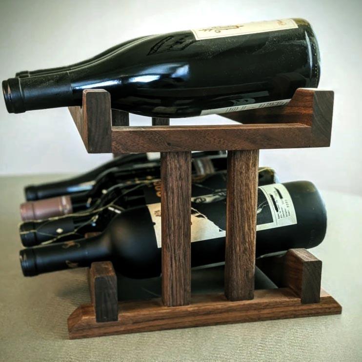 Полка для вина настольная Ламорада Капучино (Впс-010109)