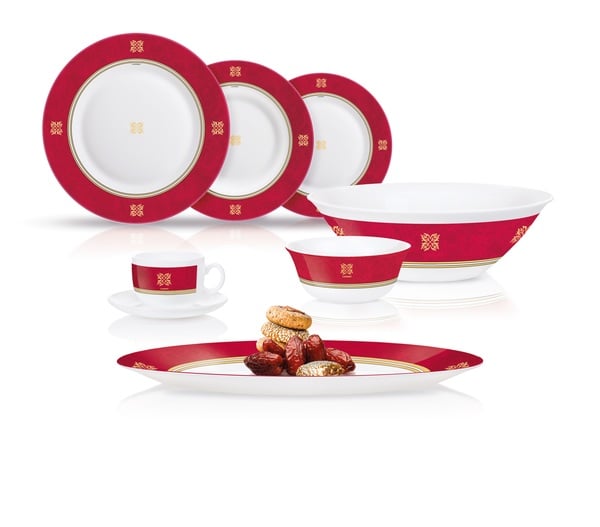 Столовый сервиз Luminarc Essence Neo Rubis (P5870) 45 пр.