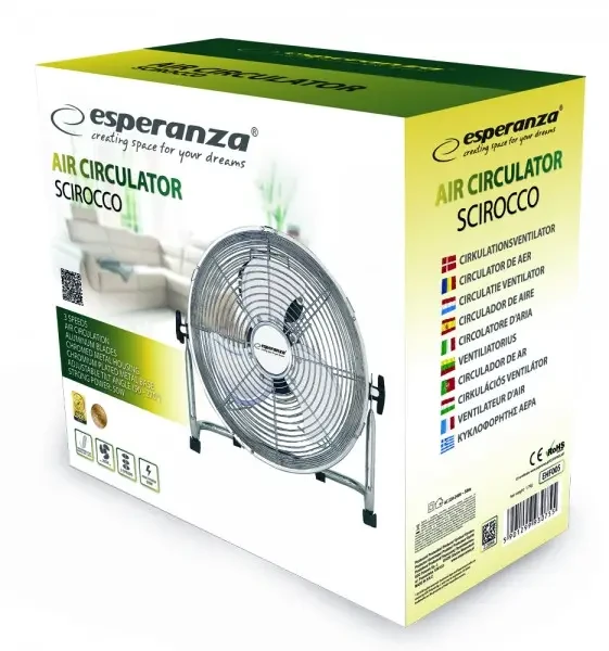 Напольный вентилятор Esperanza EHF005 компактный тихий - фото 3 Напольный вентилятор Esperanza EHF005 компактный тихий - фото 3
