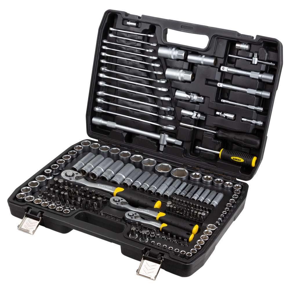 Набор насадок торцевых и бит Sigma CrV 1/4" & 3/8" & 1/2" 216 шт. (6003841)