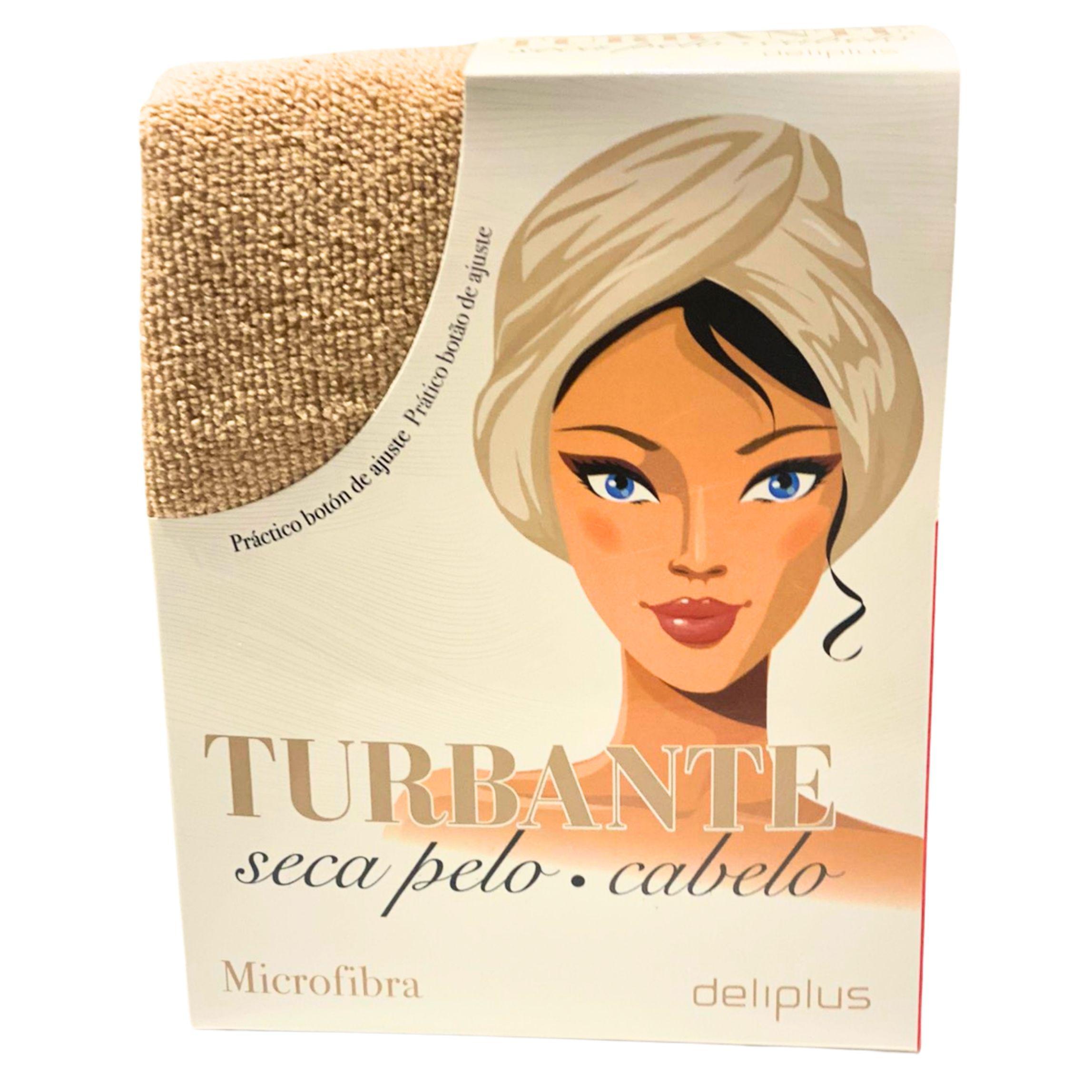 Рушник Deliplus Dry Hair Turban для сушіння волосся Світло-Бежевий