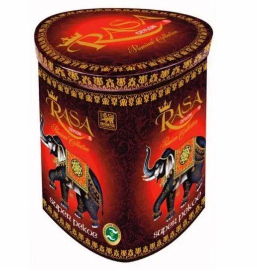 Чай черный Super Pekoe Rasa в железной банке 400 г (27824417)