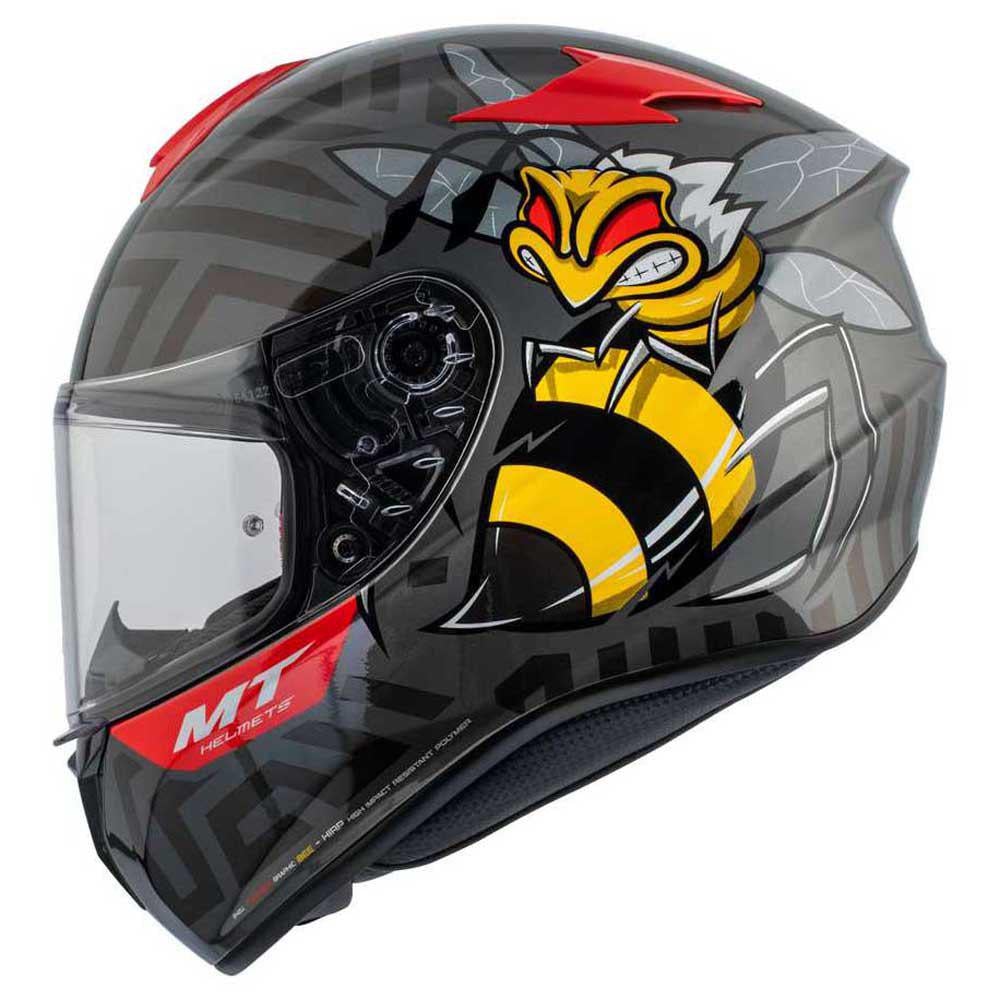 Мотошлем MT HELMETS TARGO BEE B5 XXL Gloss Fluor Red (21012)