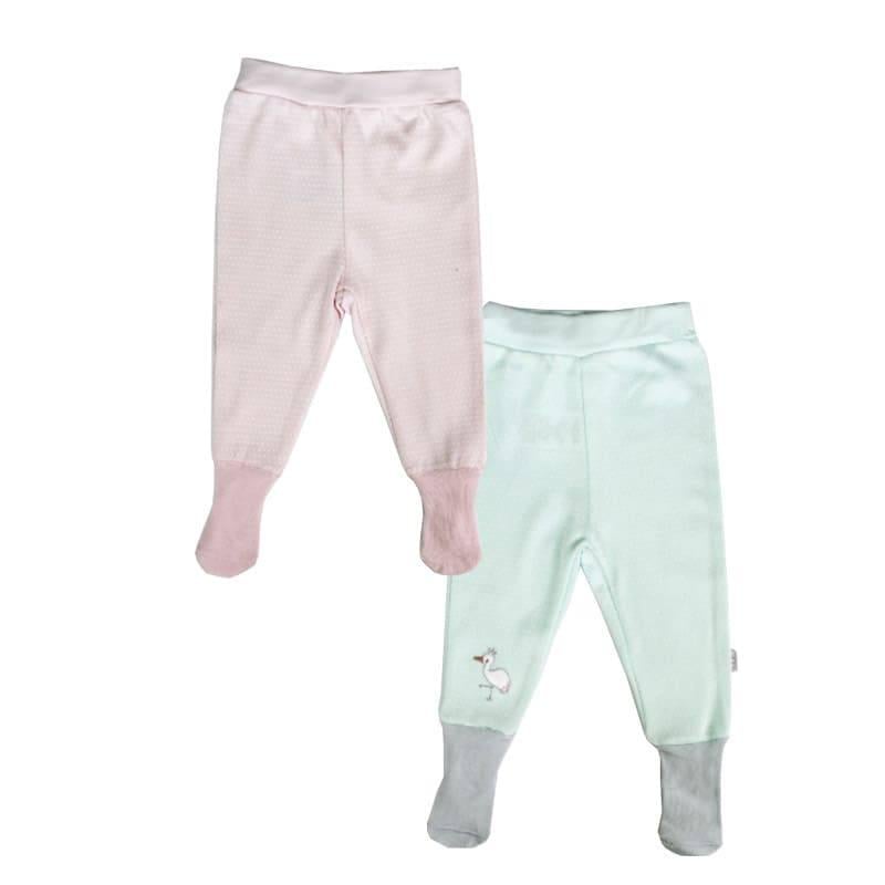 Ползунки набор Bebetto Т2163 2 шт. 62-68 см Розовый/Бирюзовый Ползунки набор Bebetto Т2163 2 шт. 62-68 см Розовый/Бирюзовый