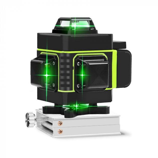 Лазерный уровень HiLDA 4D зеленый луч 16 линий с индикатором заряда - фото 2