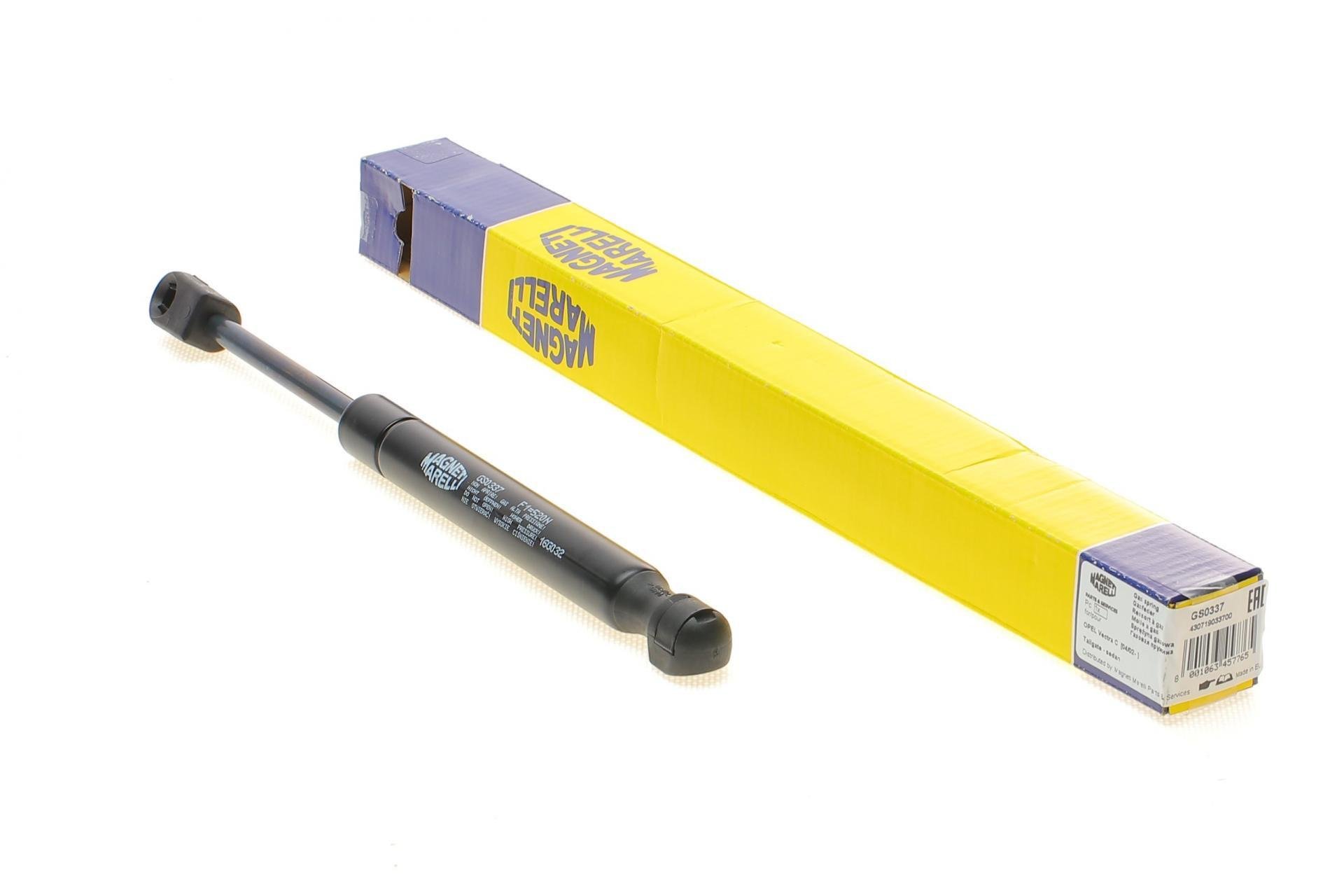 Амортизатор крышки багажника MAGNETI MARELLI для Opel Vectra C 02- GS0337 (430719033700)