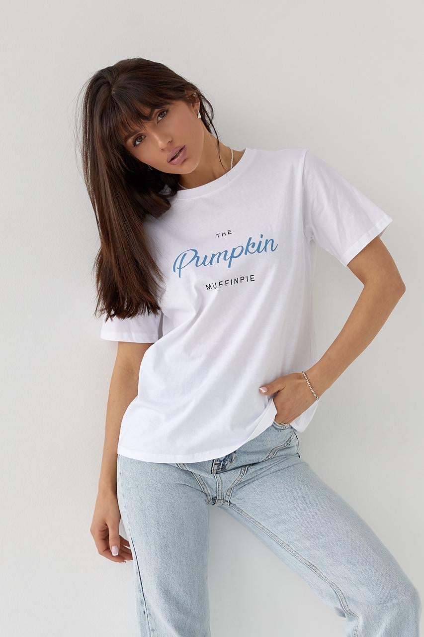 Футболка "Pumpkin" M Белый (10347646)