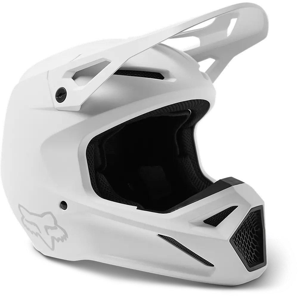 Мотошолом Fox V1 SOLID HELMET XS Matte White (25340)