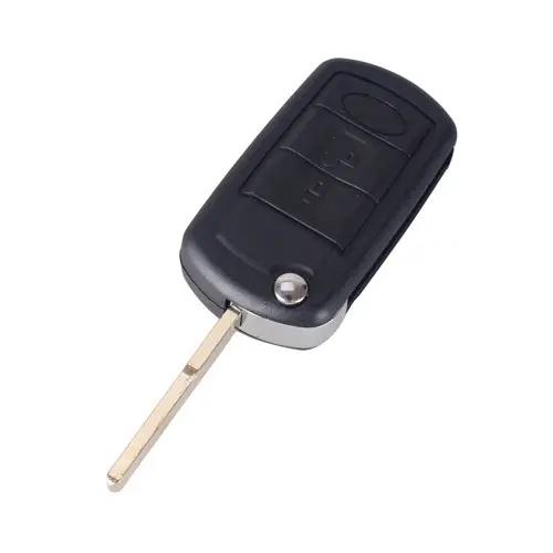 Корпус-заготовка для выкидывающего чип-ключа Land Rover 3 кнопки HU101 Black