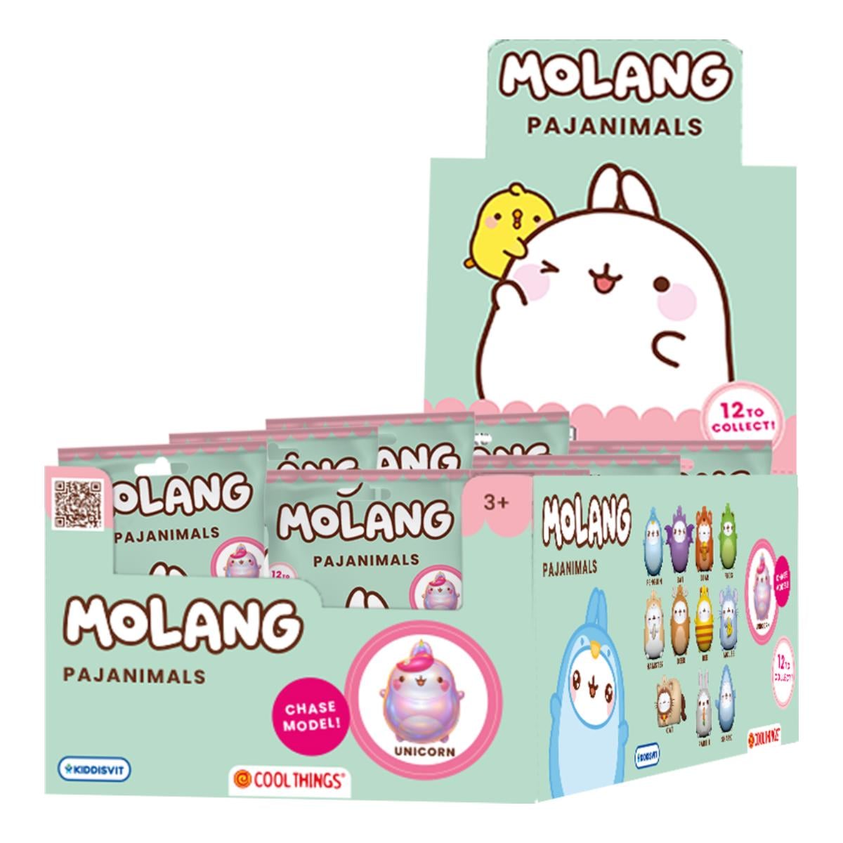 Набор детских игровых фигурок-сюрпризов Molang Милые пижамки Cool Things 24 шт. (ML029-CDU)