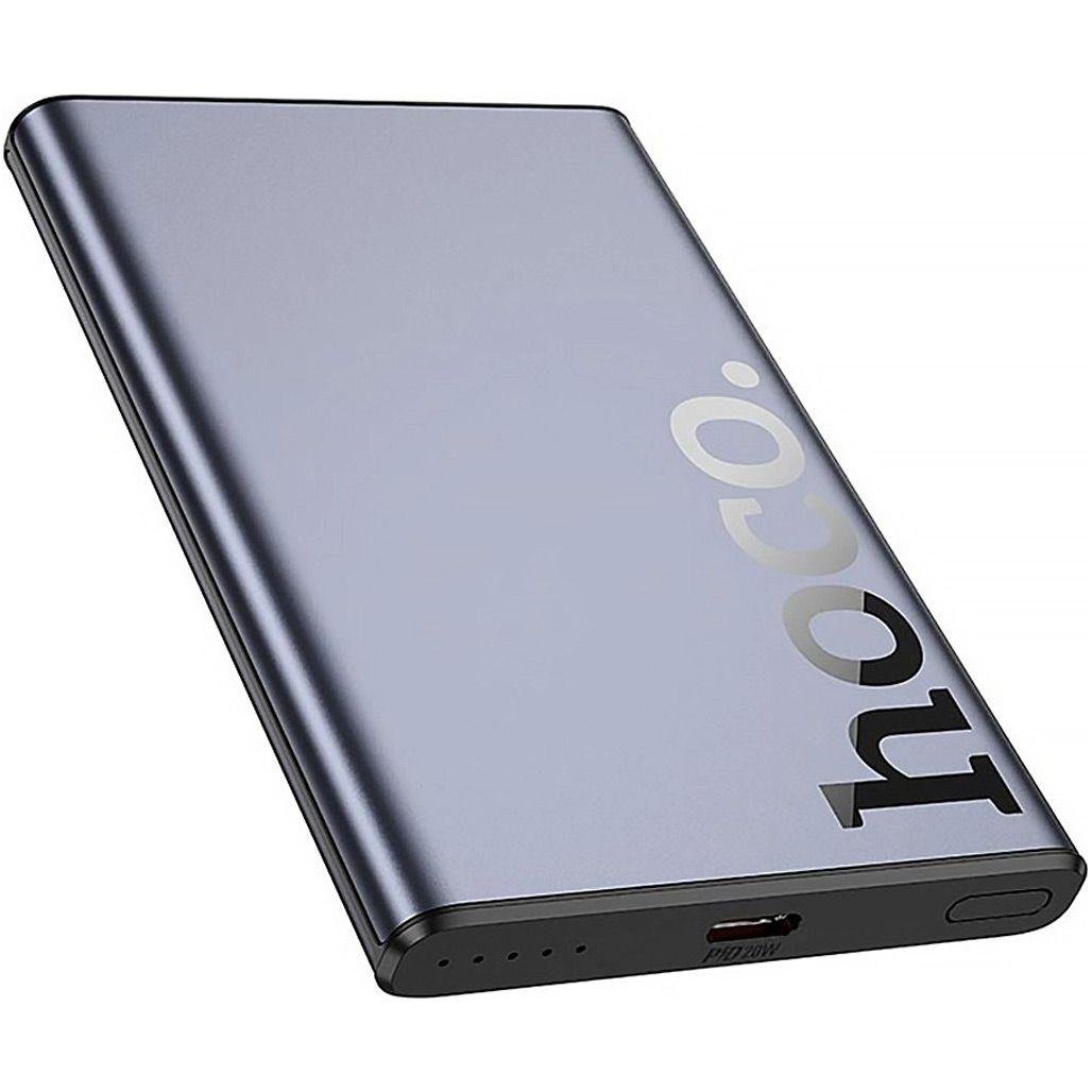 Внешний аккумулятор Hoco Q32 Bird 5000 mAh 20W Metal Gray Внешний аккумулятор Hoco Q32 Bird 5000 mAh 20W Metal Gray