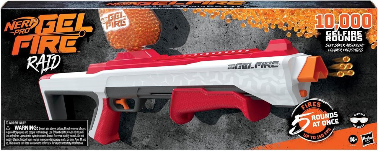 Бластер із гелевими кульками Hasbro F7634 NERF Pro Gelfire Raid Blaster - фото 9