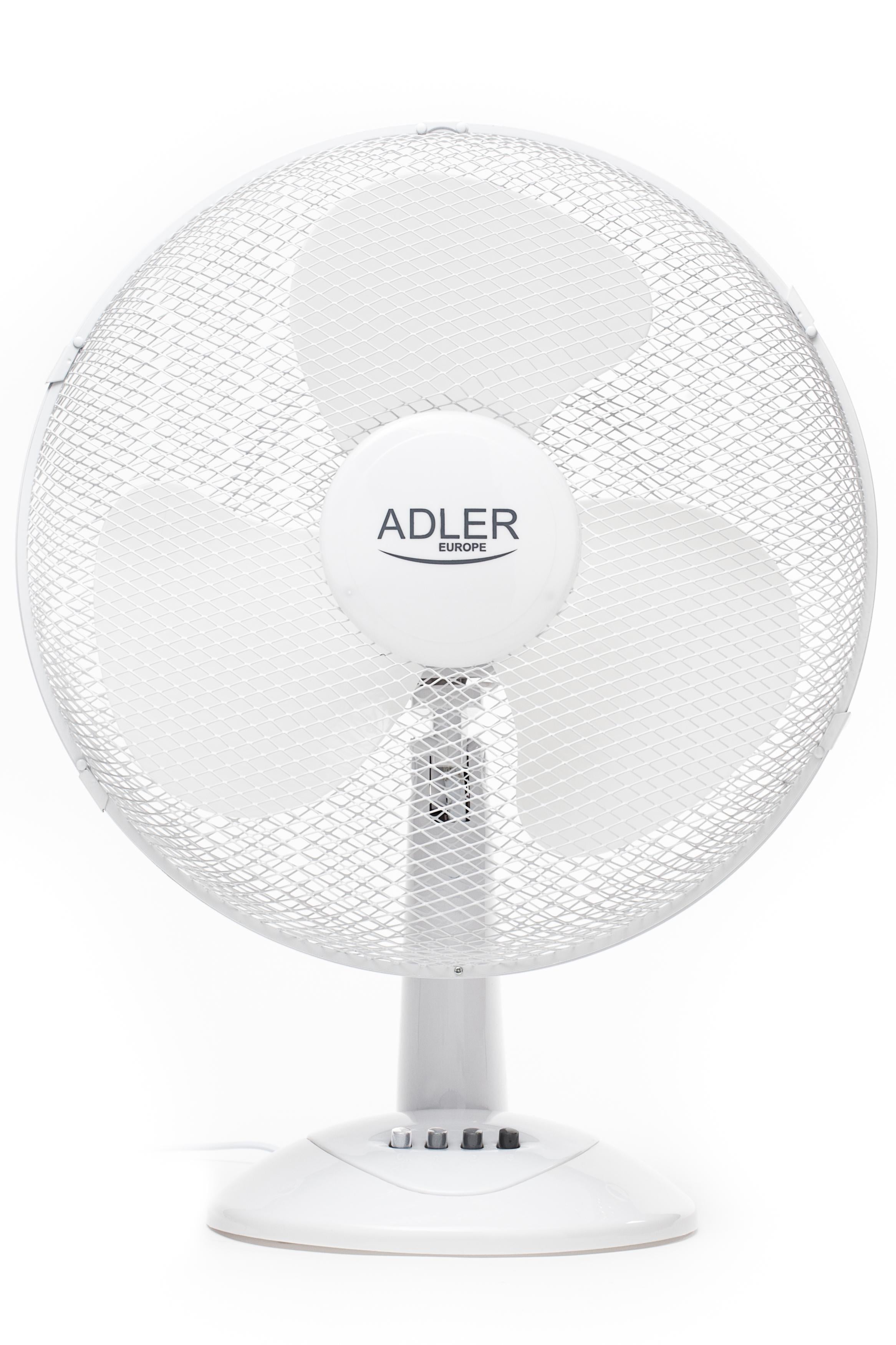 Вентилятор Adler на подставке 40 см Белый (AD7304)