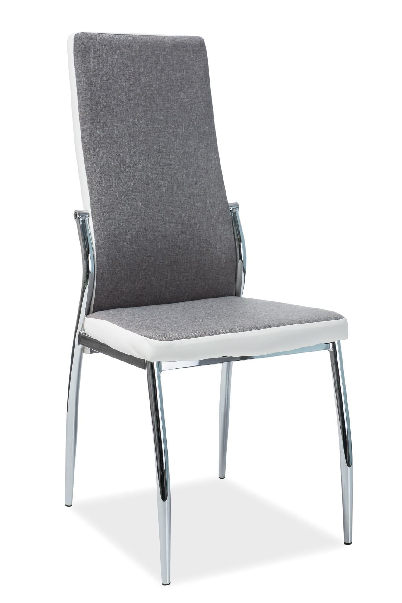 Стул H-237 Серо-белый/Хром (H237CHSZ) Стул H-237 Серо-белый/Хром (H237CHSZ)