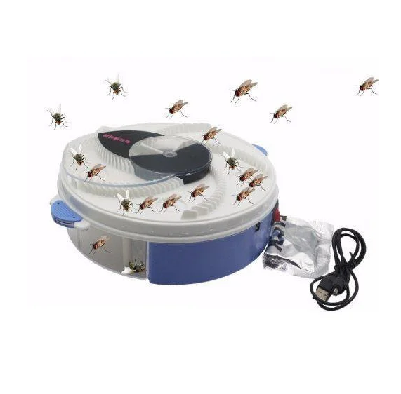 Отпугиватель от насекомых USB Electric Fly Trap MOSQUITOES 3022 Белый - фото 3