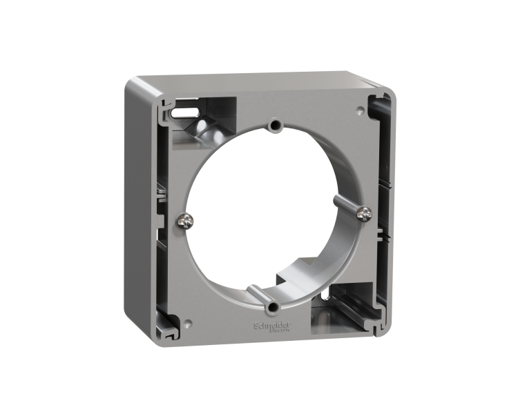 Рамка для розеток Schneider Electric Sedna Design&Element для поверхностного монтажа 1-пост ABS-UV Алюминий (SDD113901) Рамка для розеток Schneider Electric Sedna Design&Element для поверхностного монтажа 1-пост ABS-UV Алюминий (SDD113901)