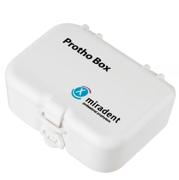 Футляр для хранения протезов со щеткой Miradent Protho Box
