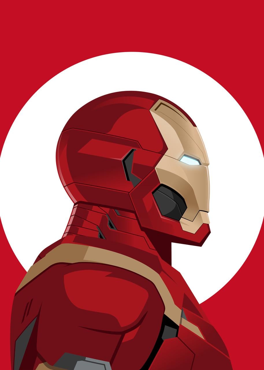 Картина GeekLand Iron Man минимализм (IM.09.122)