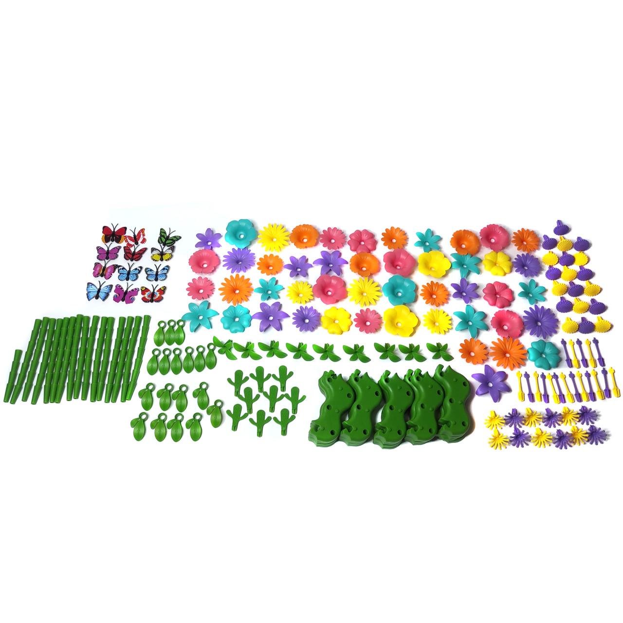 Конструктор для дівчаток Квітковий сад Garden 272 деталі One Two Fun (922559) - фото 6 Конструктор для дівчаток Квітковий сад Garden 272 деталі One Two Fun (922559) - фото 6