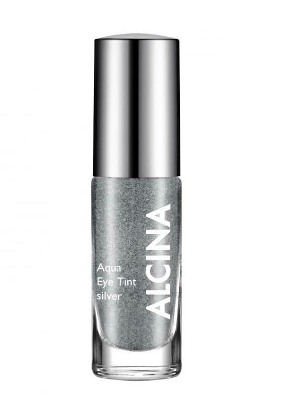 Тіні ALCINA Aqua Eye Tint двофазні рідкі 5 мл Silver (4008666653420) - фото 1