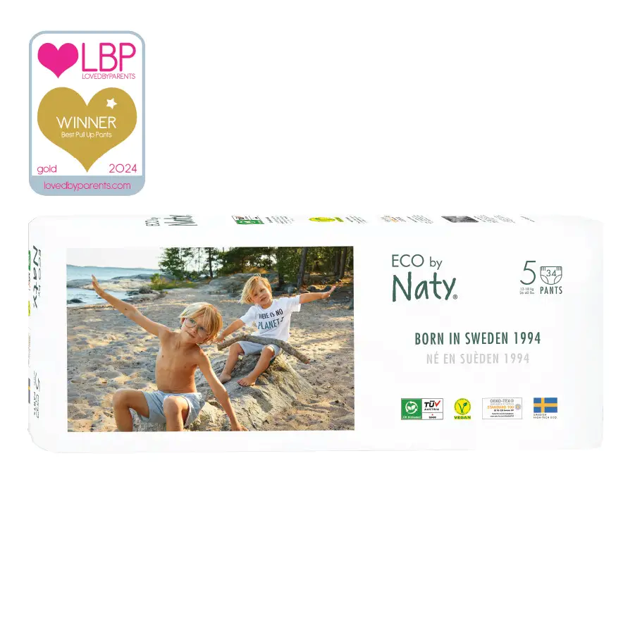 Подгузники-трусики органические Eco by Naty р. 5 от 12 до 18 кг 34 шт. - фото 2 Подгузники-трусики органические Eco by Naty р. 5 от 12 до 18 кг 34 шт. - фото 2