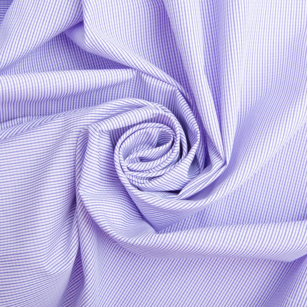 Тканина сорочкова Клітина 115 гр/м2 145 см Бузковий (26394)