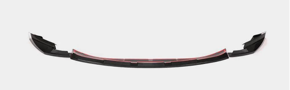 Накладка на передний бампер DDCarbon V3 для G80/BMW 3 серия G20/21 2018- карбон (136811)
