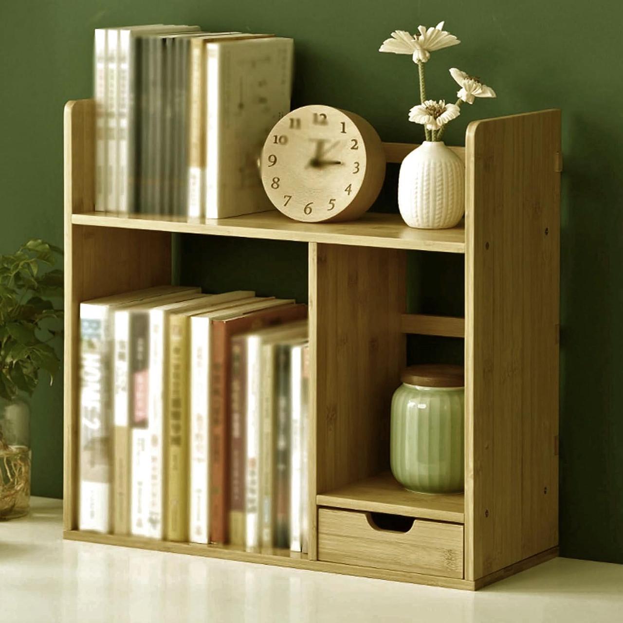 Полка-надстройка настольная из дерева Фоатлин сиена (АКД-014705)