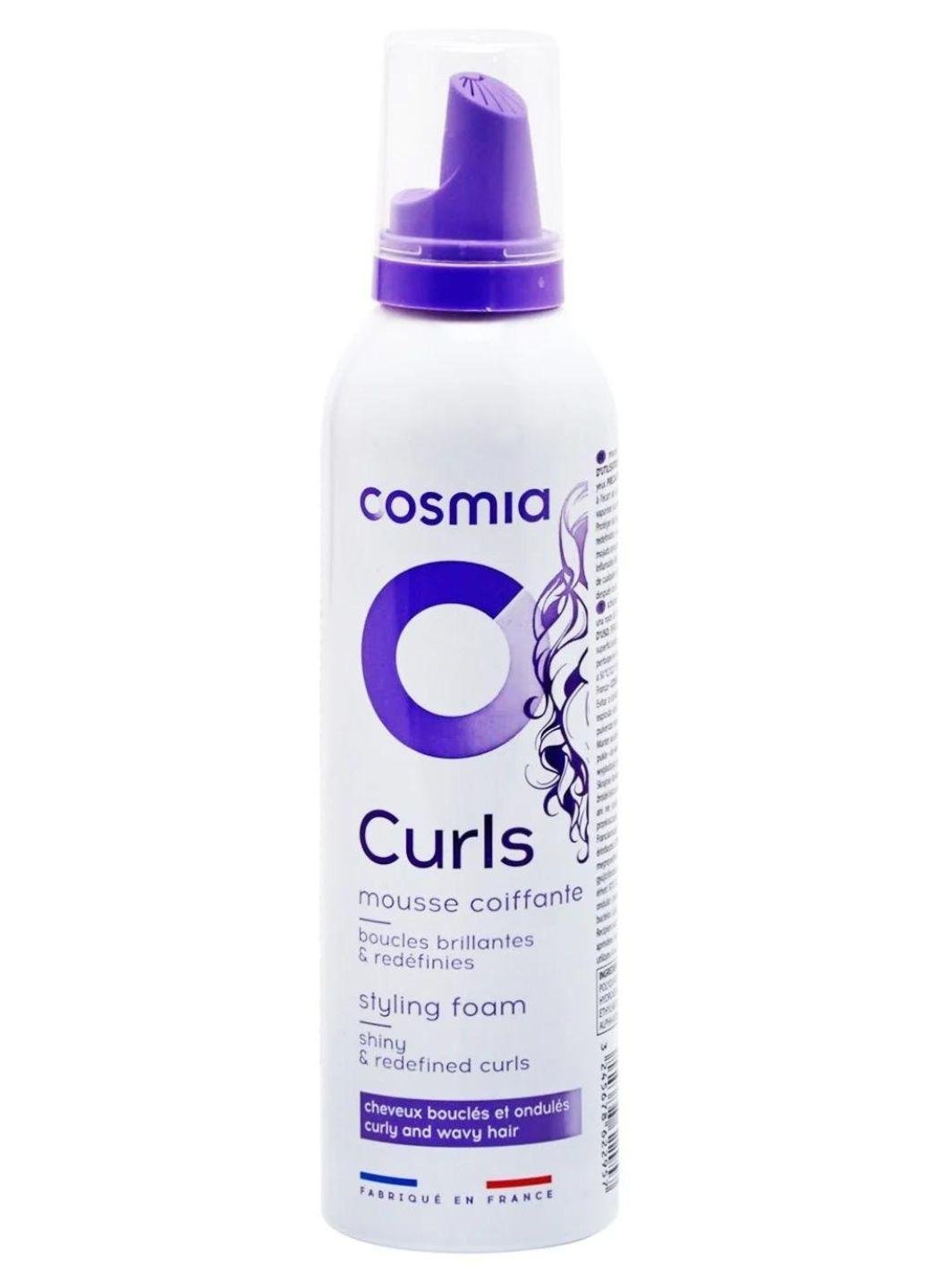 Мус для укладання кучерявого волосся Cosmia Curls 250 мл (Е-01623)