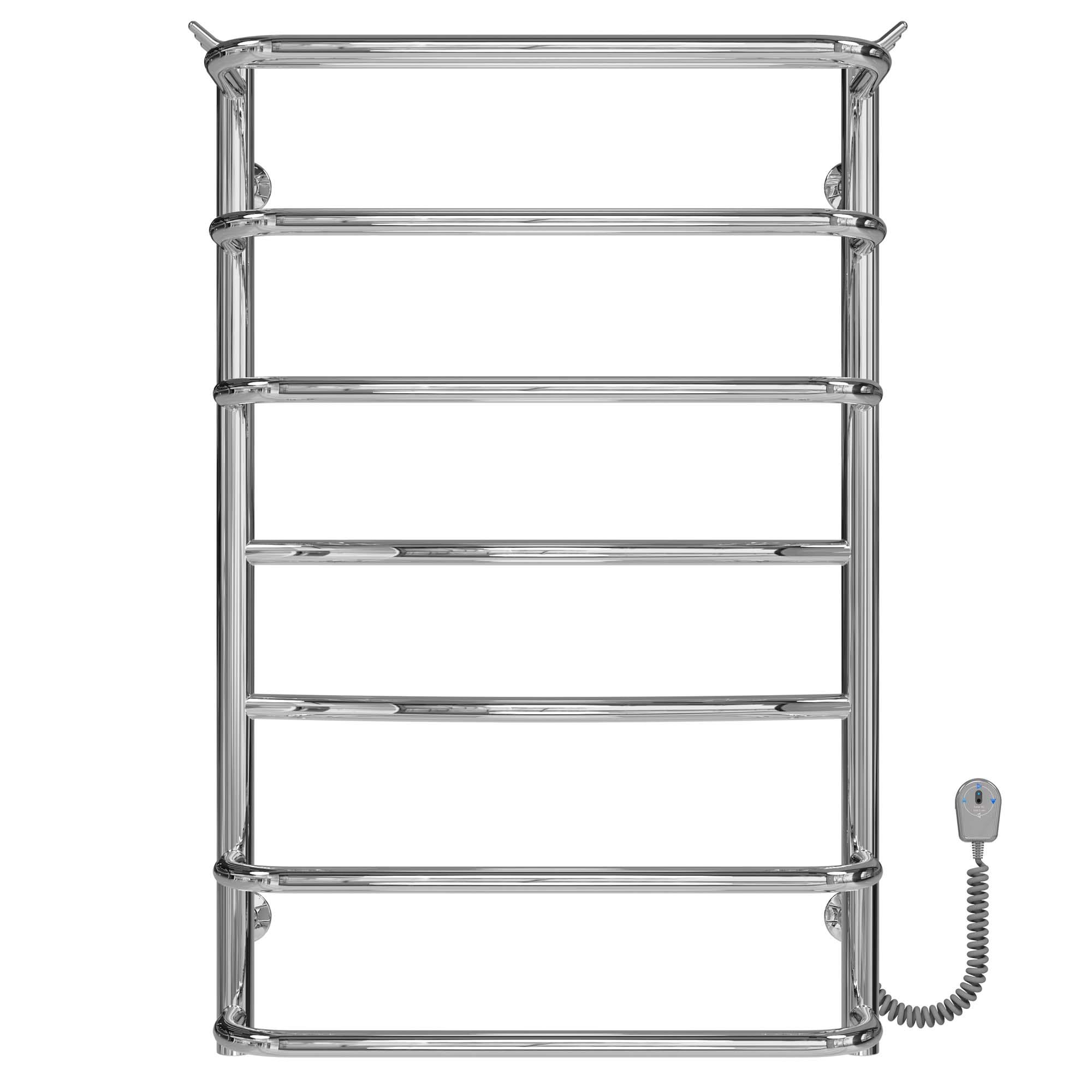 Полотенцесушитель электрический Deffi Юность П7 EF16 нержавеющая сталь 400х800 мм Хром (C.YU.80.40.7.ECR5)