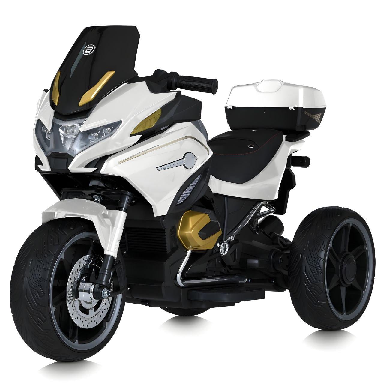 Электромотоцикл детский Bambi Racer M5830EBLR-1 Белый (M5830EBLR-1)