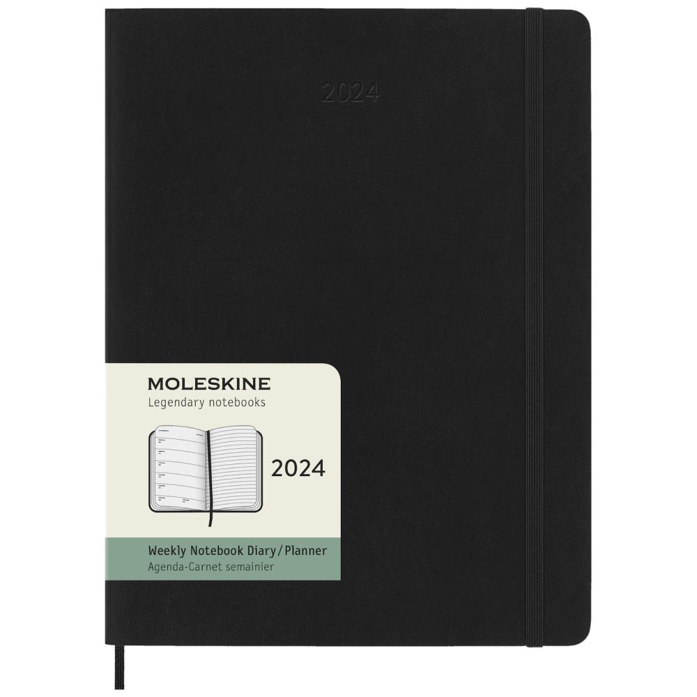 Еженедельник Moleskine 2024 большой DSB12WN4Y24)