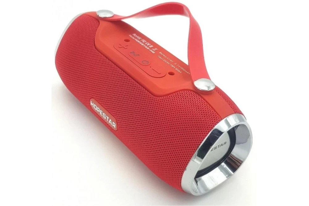 Колонка бездротова портативна HOPESTAR H40 Bluetooth Red (373780)