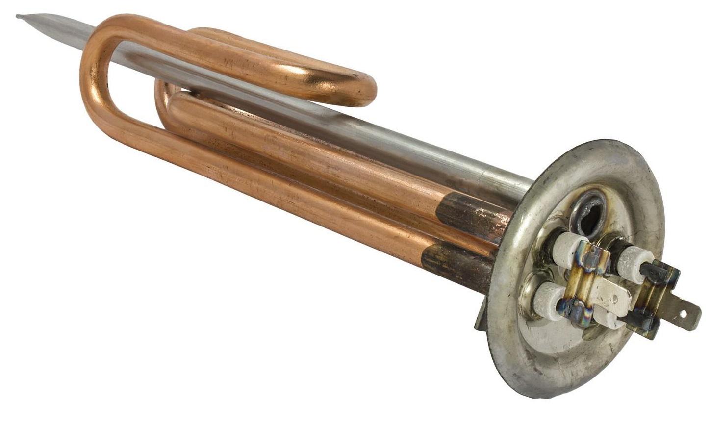 Тэн для бойлера Grepan №2 1000+500 W 220 V фланец 64 мм медь (boi002) Тэн для бойлера Grepan №2 1000+500 W 220 V фланец 64 мм медь (boi002)