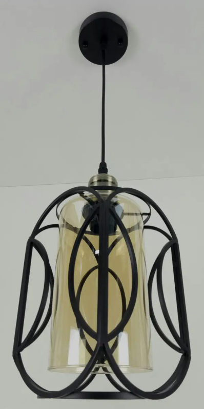 Люстра потолочная подвесная в стиле LOFT 12055/1 Черный (NA005088)