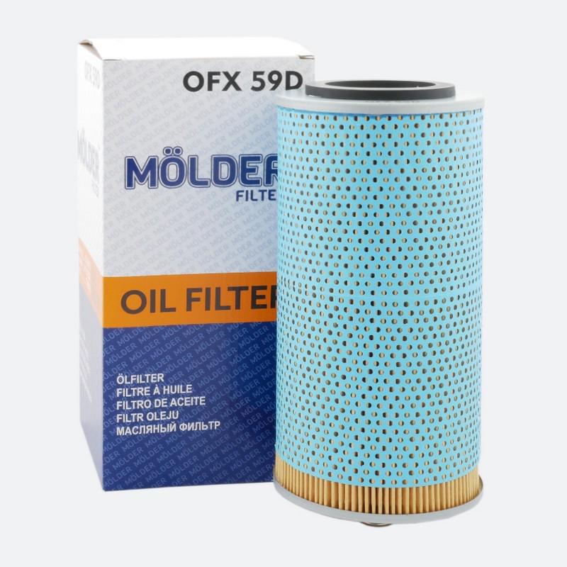 Фильтр масляный Molder аналог 57609E/OX69D/H121102X
