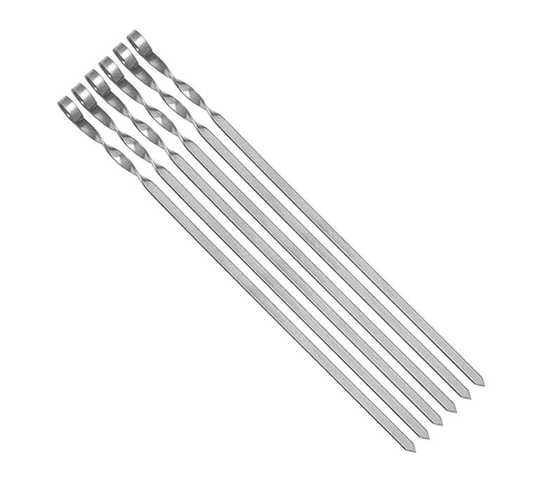 Шампур плоский 700x13x3 мм 6 шт. (739)