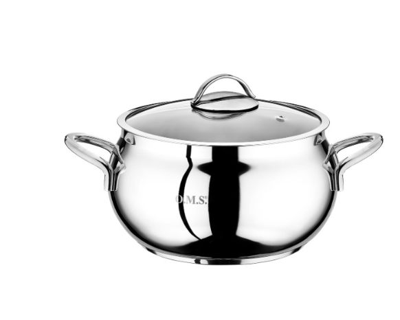 Каструля OMS з нержавіючої сталі з кришкою для газу і індукці 13,5 л (2031-13.5) - фото 1 Каструля OMS з нержавіючої сталі з кришкою для газу і індукці 13,5 л (2031-13.5) - фото 1