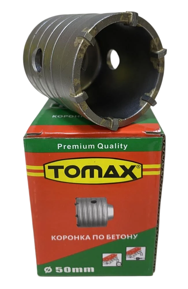 Коронка по бетону TOMAX 50 мм без хвостовика (1415214833)